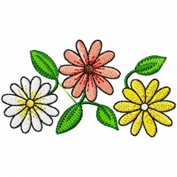 Flowers And Tree Embroidery Design 12 Flowers And Tree Embroidery Design 12